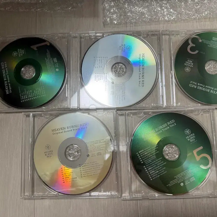 [BUNJANG] Heaven Burns Red Soundtrack Vol. 1 &amp; 2 Bundle Set / 헤븐번즈레드 사운드트랙 1,2 일괄