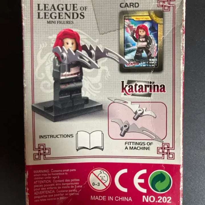 [BUNJANG] League of Legends Katarina Block Figure / 리그오브레전드 카타리나 블럭 피규어