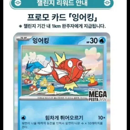 [BUNJANG] Magikarp Promo Cards 4 Cards Sealed / 잉어킹 프로모카드 4장 미개봉 판매