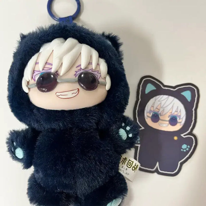 [BUNJANG] Jujutsu Kaisen Satoru Gojo Labubu Plush / 주술회전 고죠 사토루 라부부 eaki 누이