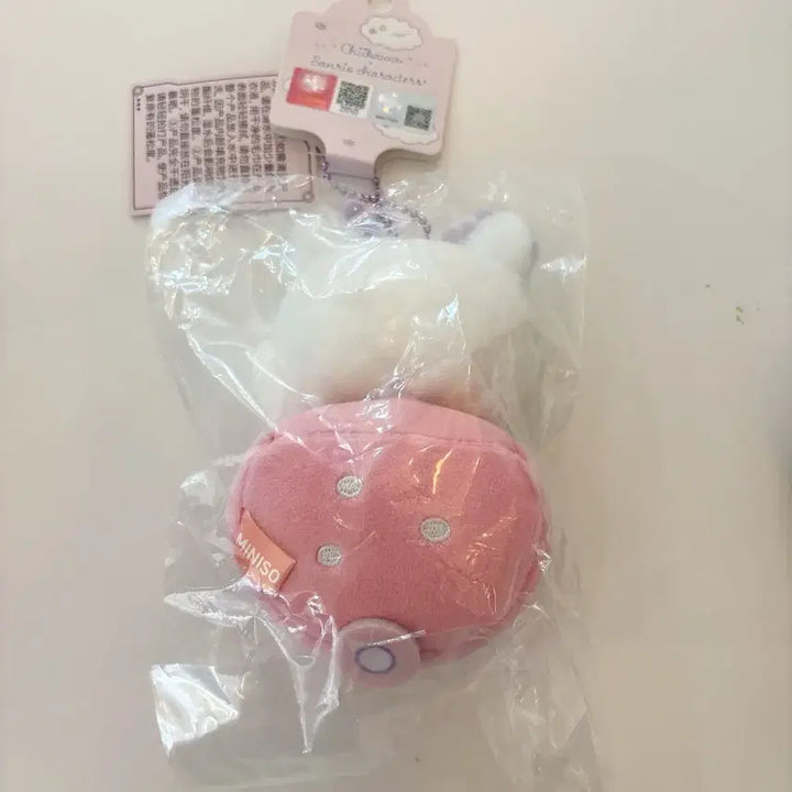 [BUNJANG] Miniso Momonga Kuromi Plush Keychain / 미니소 먼작귀 산리오 콜라보 모몽가 쿠로미 인형 키링