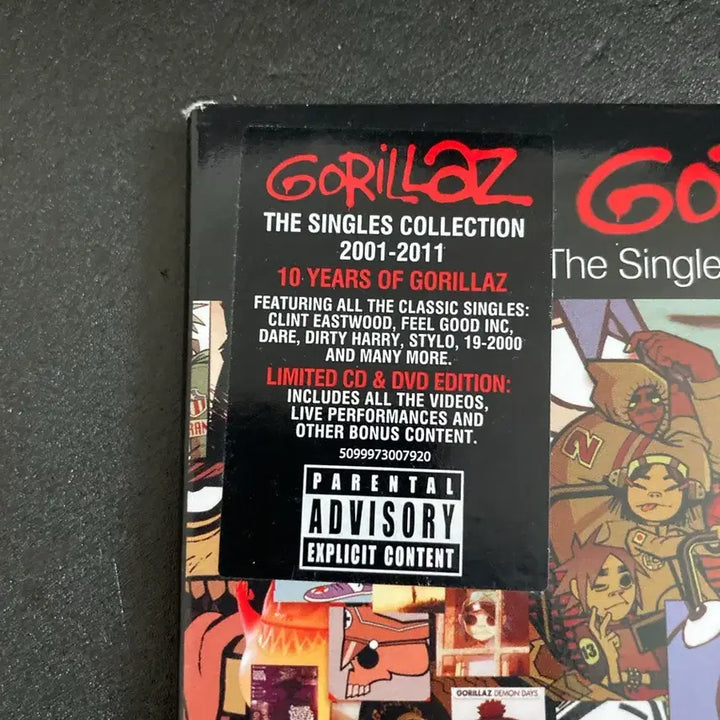 [BUNJANG] Gorillaz The Singles Collection Limited Edition CD+DVD / 고릴라즈-The Singles Collection 한정반 CD+DVD