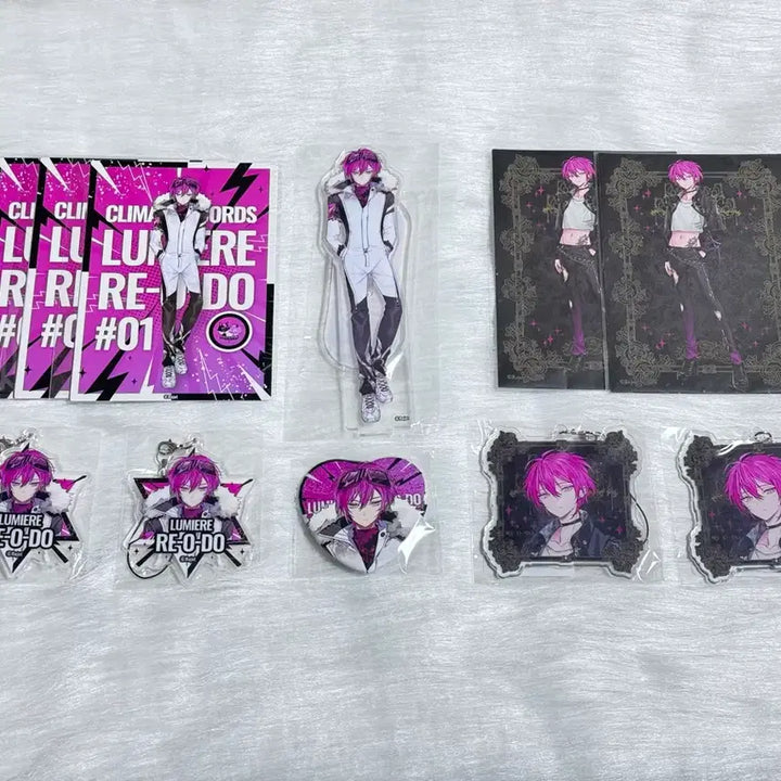 [BUNJANG] Dear Vocalist Leo Nui Acrylic Can Badge Bundle Set / 디어 보컬리스트 레오도 굿즈 아크릴 누이 캔뱃지