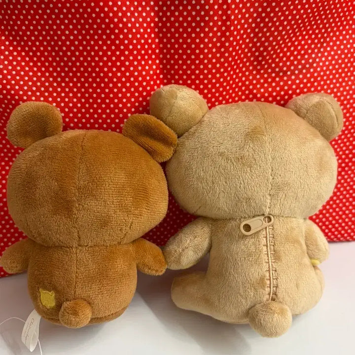 [BUNJANG] Rilakkuma &amp; Kogumamon "Holding Hands" Plush Set / 리락쿠마 코구마 손 꼭잡은 인형 세트