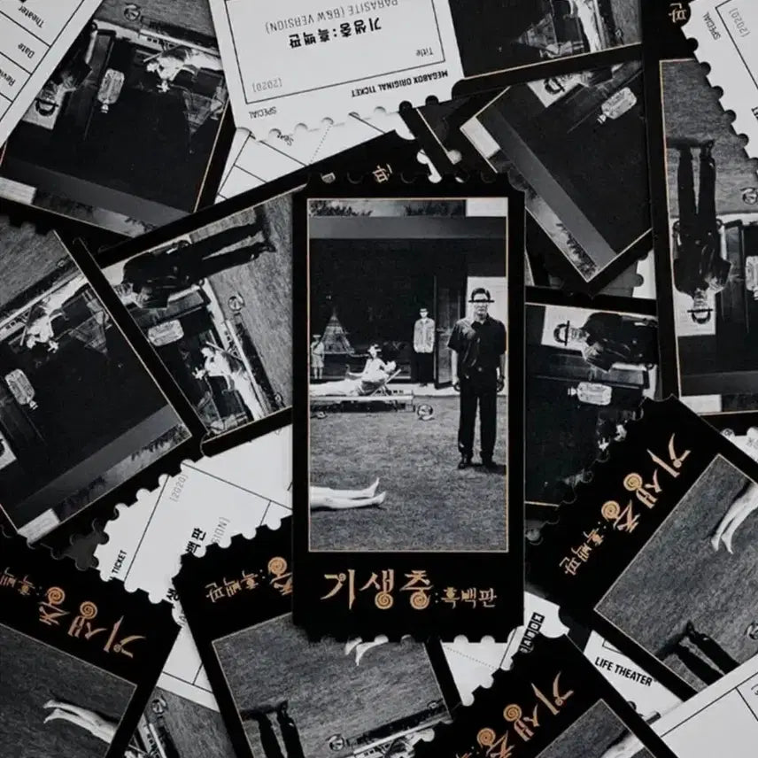 [BUNJANG] Parasite Black and White Edition Original Ticket / 기생충 흑백판 오리지날 티켓 오티 팝니다.