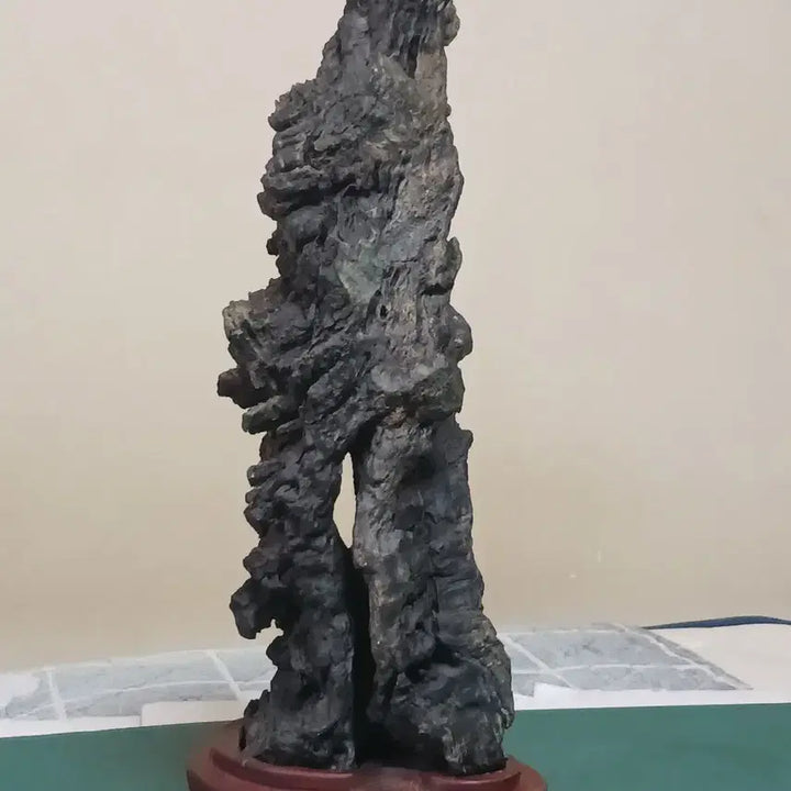 [BUNJANG] Namhangang Choco Pierced Stone / 수석(남한강)