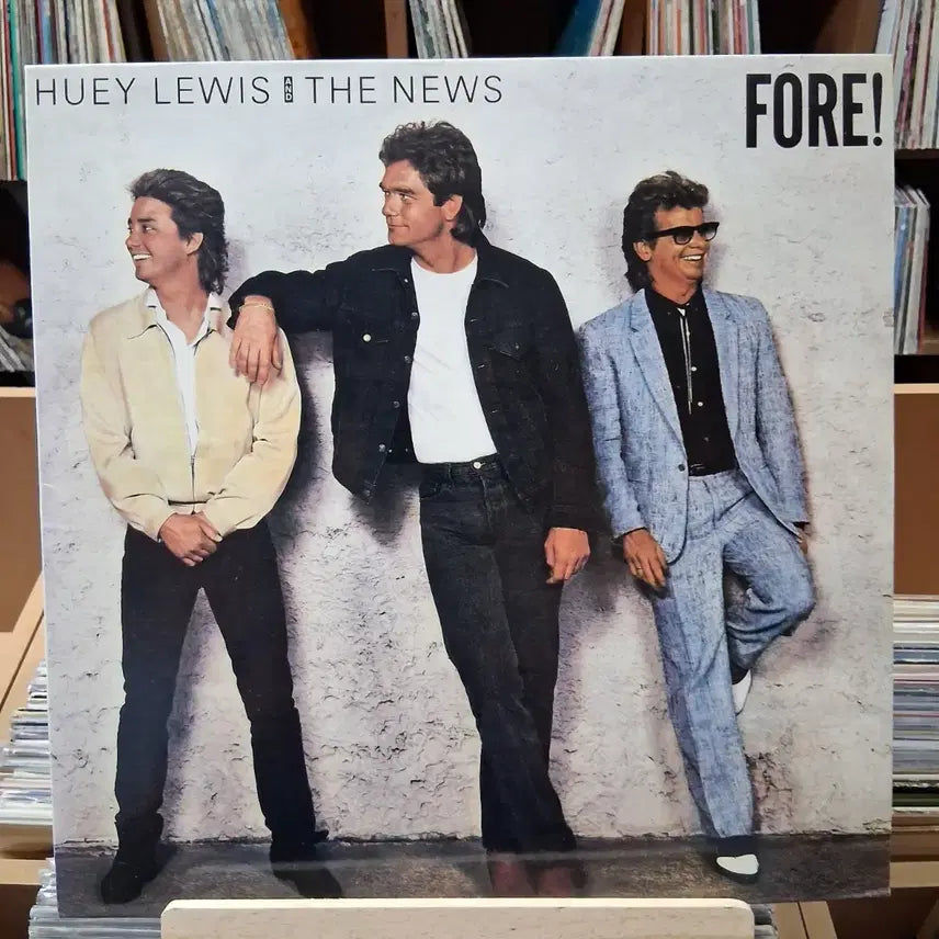 [BUNJANG] Huey Lewis and the News Fore! LP / 미국의 진정한 락커 휴이 루이스 앤 더 뉴스 Fore! LP