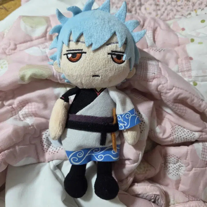 [BUNJANG] Gintama Gintoki Kuttari Plush / 은혼 긴토키 미니 쿳타리