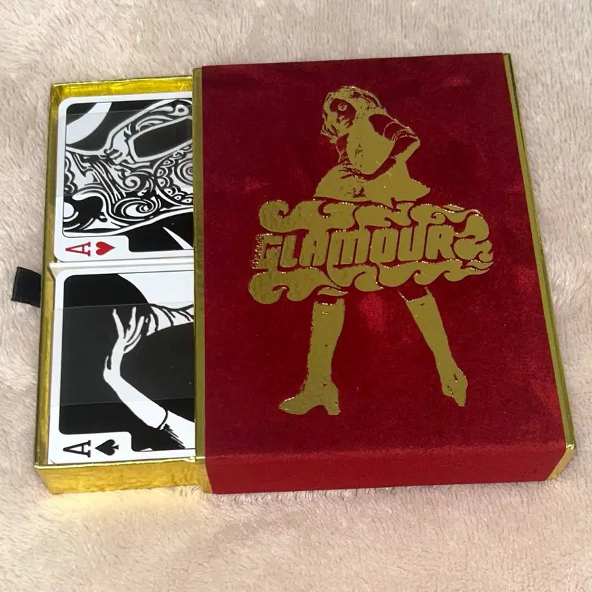[BUNJANG] Hysteric Glamour 90s Velvet Case Rare Trump Card Set / 히스테릭 글래머 90s 벨벳 케이스 레어 트럼프 카드 세트