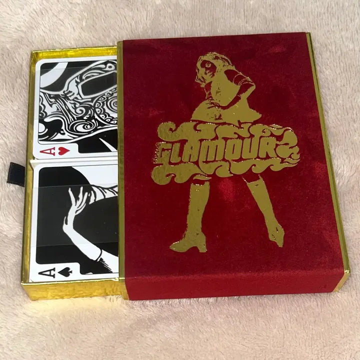 [BUNJANG] Hysteric Glamour 90s Velvet Case Rare Trump Card Set / 히스테릭 글래머 90s 벨벳 케이스 레어 트럼프 카드 세트
