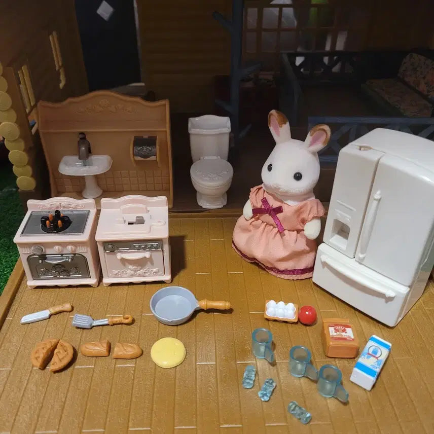 [BUNJANG] Sylvanian Families Working Furniture Set / 실바니안 작동되는 추천가구 세트