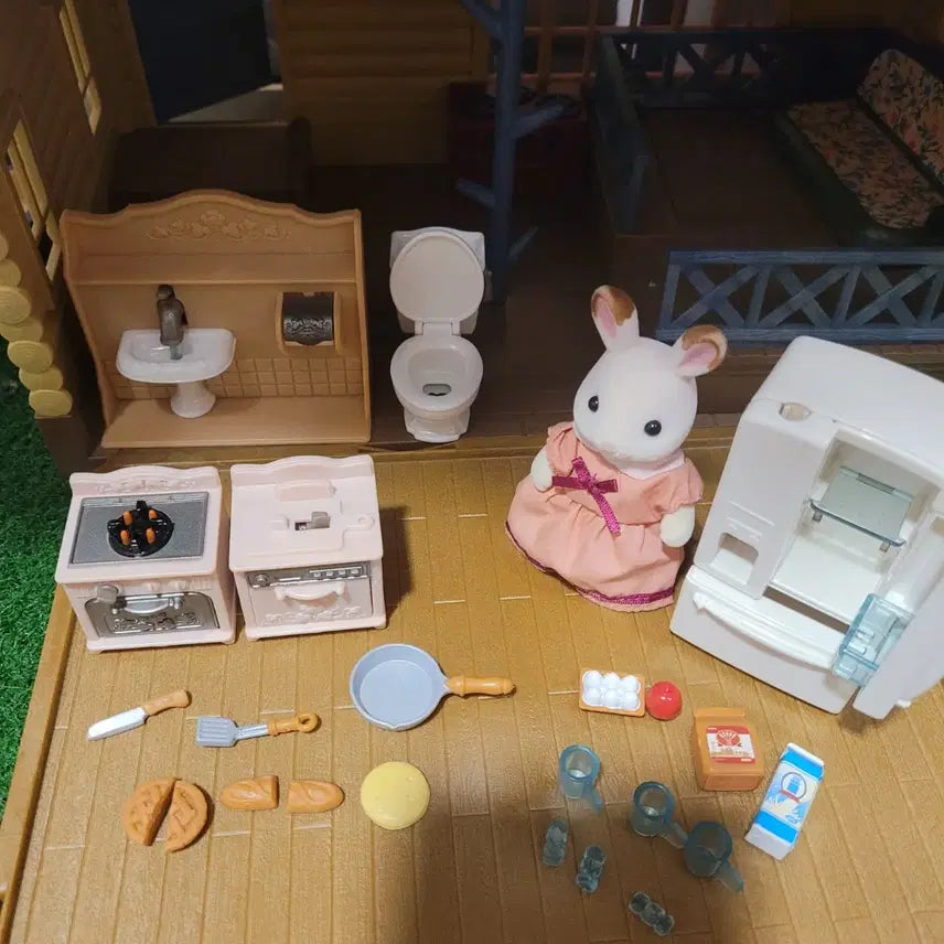 [BUNJANG] Sylvanian Families Working Furniture Set / 실바니안 작동되는 추천가구 세트