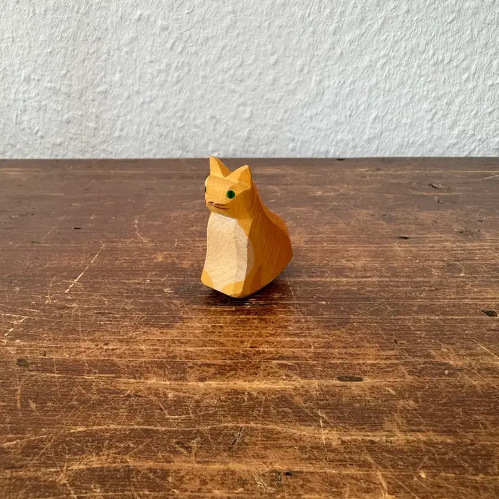 [BUNJANG] Ostheimer Handmade Wooden Cat Figurine (Germany) / 독일)빈티지 Ostheimer 고양이