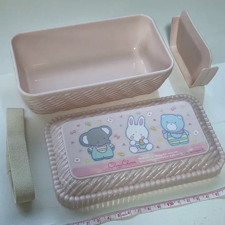 [BUNJANG] Sanrio Cheerly Charm Storage Box / Lunch Box / 고전/희귀) 산리오 치어리참 소품함 도시락통 미사용품