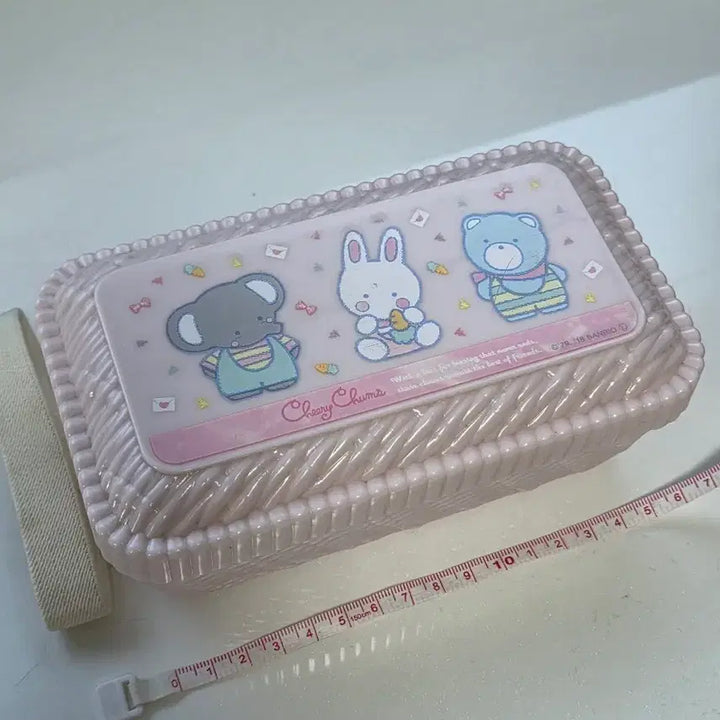 [BUNJANG] Sanrio Cheerly Charm Storage Box / Lunch Box / 고전/희귀) 산리오 치어리참 소품함 도시락통 미사용품