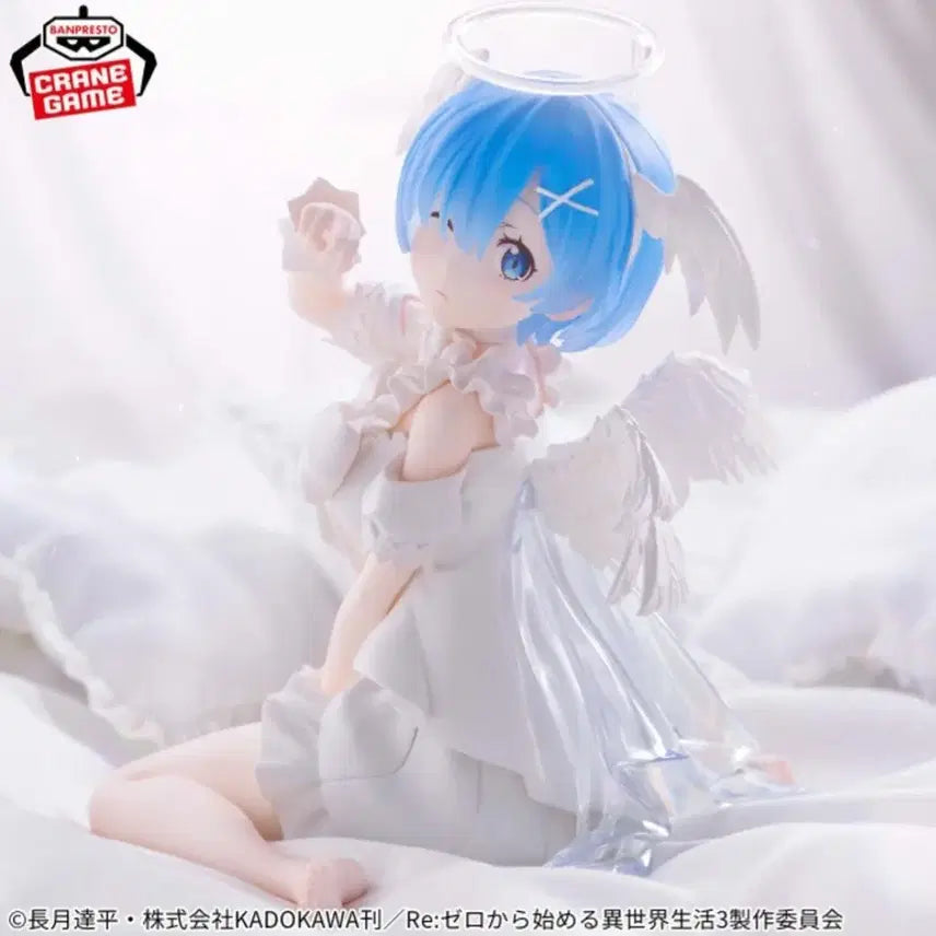 [BUNJANG] Re:Zero Rem Banpresto Relax Time Sweet Angel Figure / 리제로 렘 반프레스토 릴렉스타임 스윗엔젤 천사 피규어