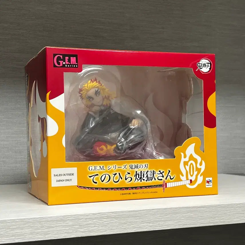 [BUNJANG] Kyojuro Rengoku Tenohira Palm Figure (Sealed) / 렌고쿠 테노히라 손바닥 피규어 미개봉