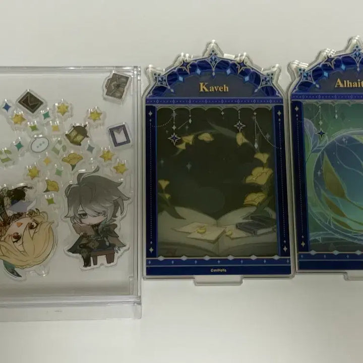[BUNJANG] Genshin Impact Alhaitham &amp; Kaveh Acrylic Standee Bundle Set / 원신 아크릴 스탠드(알하이탐,카베 일괄)