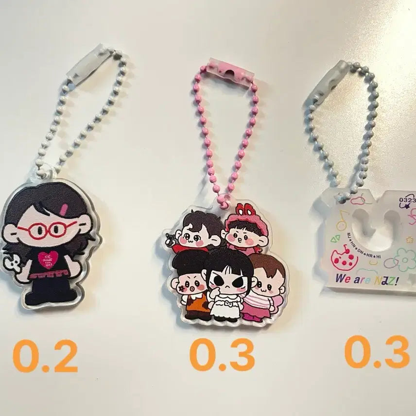 [BUNJANG] NewJeans Hanni Birthday Cafe Goods Pin Button, Keyring, Carabiner Set / 뉴진스 하니 생카 굿즈 판매