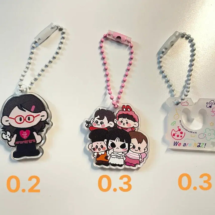[BUNJANG] NewJeans Hanni Birthday Cafe Goods Pin Button, Keyring, Carabiner Set / 뉴진스 하니 생카 굿즈 판매