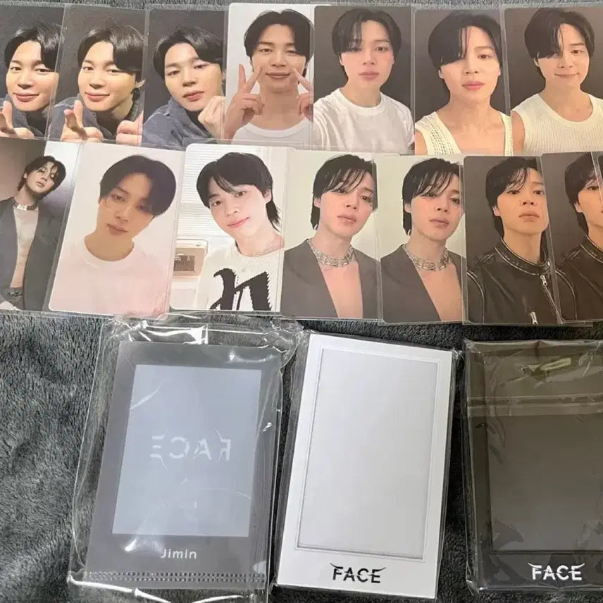 [BUNJANG] BTS Jimin Face Lucky Draw Bundle Set Photocard / 럭드,특전포함)) BTS 방탄소년단 페이스 FACE 지민 일괄 포카