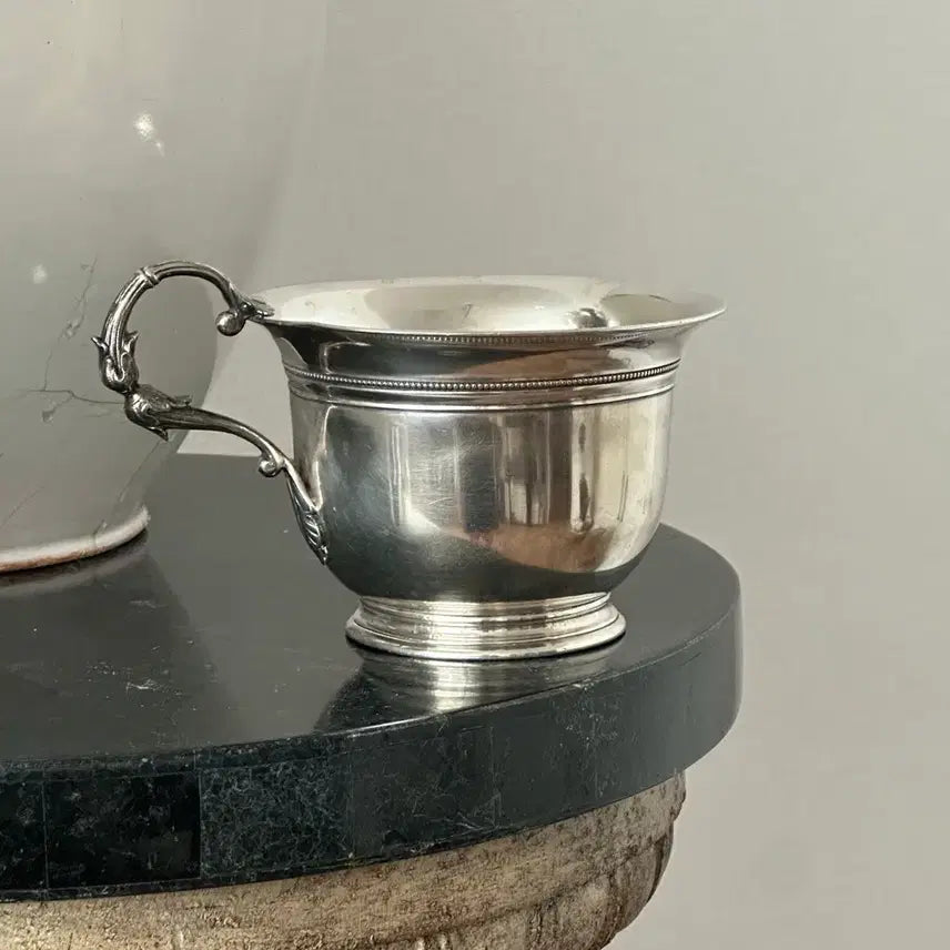 [BUNJANG] Vintage Antique Silver Coffee Cup (Large) / 빈티지 엔틱 실플 큰 커피잔 블포잔사이즈
