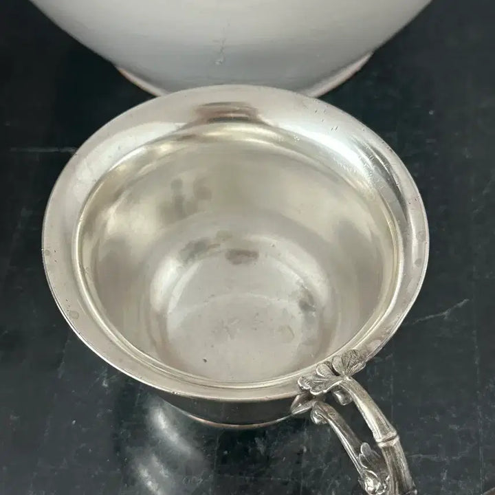 [BUNJANG] Vintage Antique Silver Coffee Cup (Large) / 빈티지 엔틱 실플 큰 커피잔 블포잔사이즈