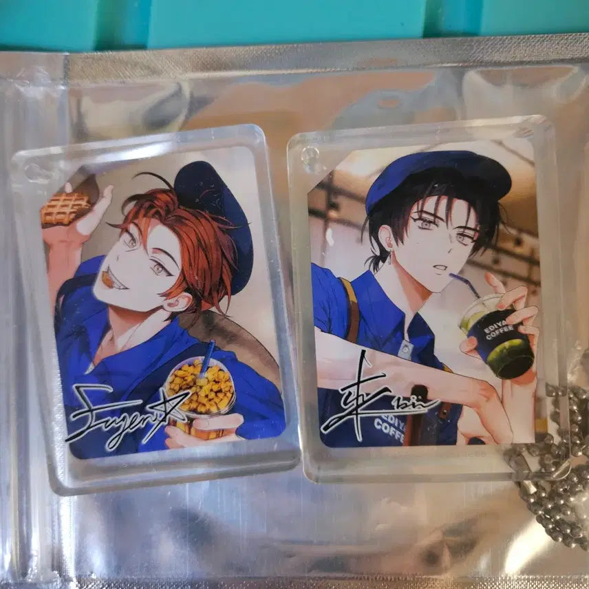 [BUNJANG] Demutjueun Ediya Collaboration Acrylic Block Cha Yujin Kim Raebin / 데못죽 이디야 콜라보 아크릴 차유진 김래빈