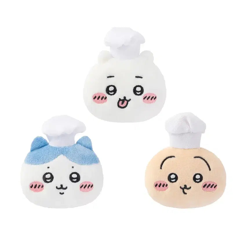 [BUNJANG] Chiikawa Restaurant Chef Face Badge Set / 치이카와 레스토랑 요리사 얼굴 뱃지 세트