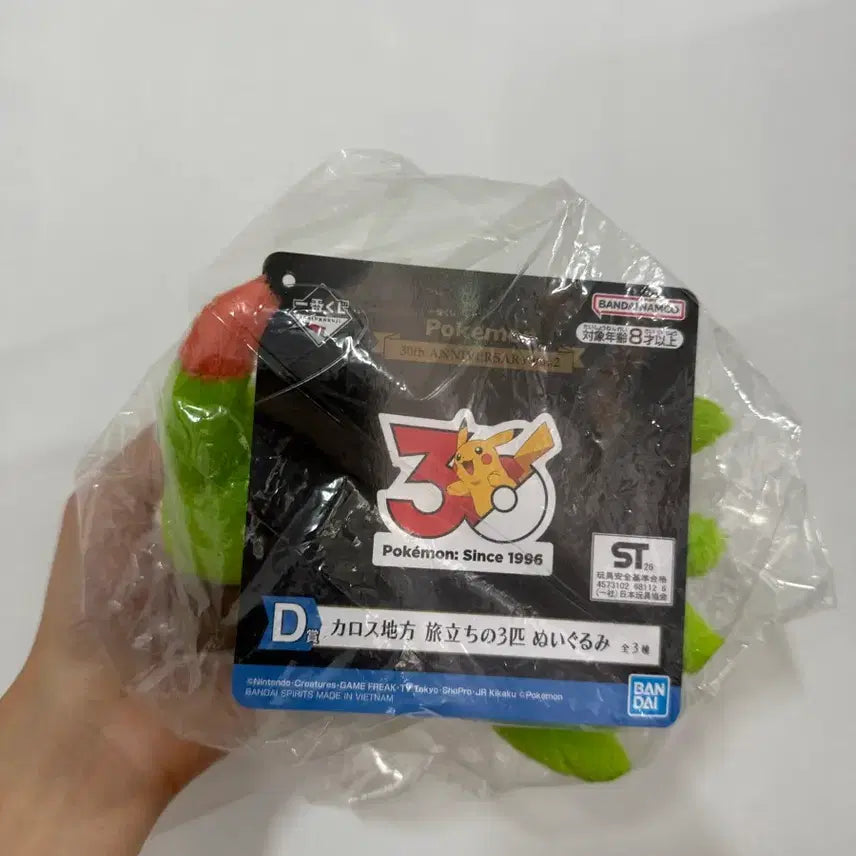 [BUNJANG] Pokemon 30th Anniversary Ichiban Kuji D Prize Cherrim Doll / 포켓몬 30주년 제일복권 D상 도치마론 인형