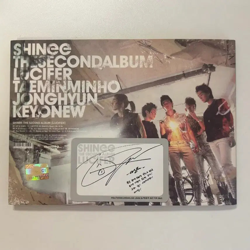 [BUNJANG] SHINee Lucifer Album (Photocard Included) / 샤이니 루시퍼 앨범 (포카O)