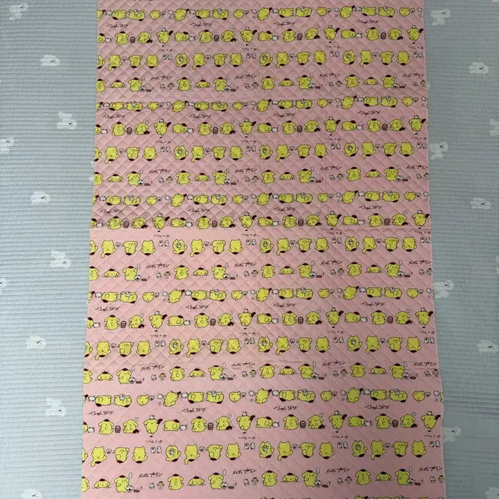[BUNJANG] Sanrio Pompompurin Quilted Fabric / [고전원단] 산리오 폼폼푸린 퀼팅 누빔 원단 희귀!!!