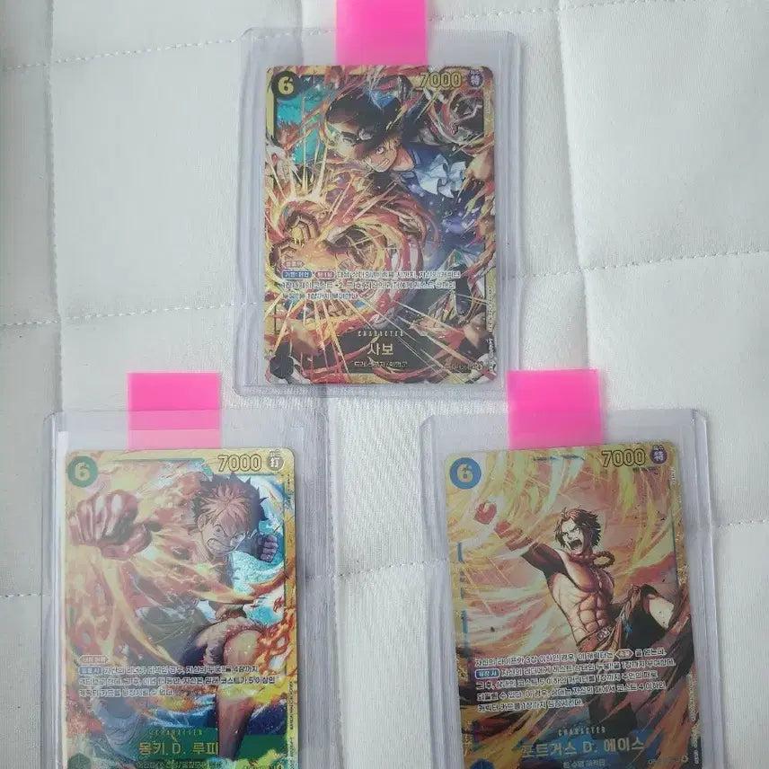 [BUNJANG] One Piece Card Monkey D. Luffy/Sabo/Ace Secret Bundle Set / 원피스 카드 몽키 D. 루피/사보/에이스 시크 일괄