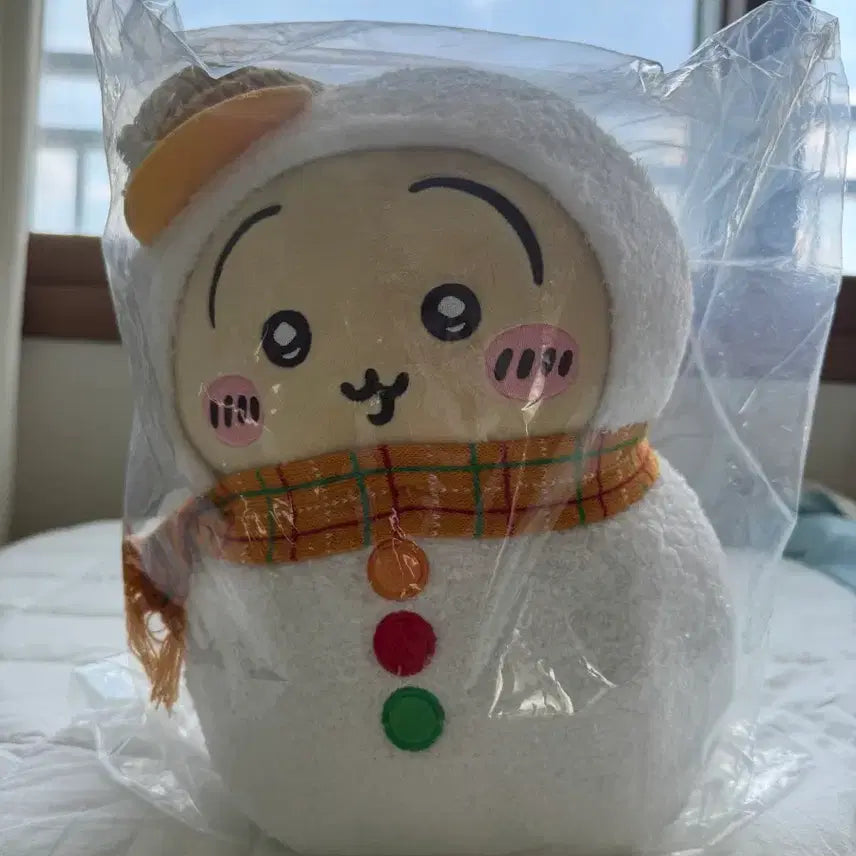 [BUNJANG] Usagi Snowman Plush / 쿠지 C상 우사기 눈사람 대형 인형