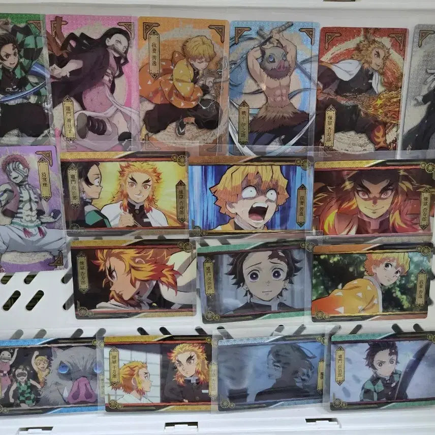 [BUNJANG] Demon Slayer: Kimetsu no Yaiba Mugen Train Wafer Card Full Set / 귀멸의 칼날 웨하스카드 무한열차편 34장 전종 일괄