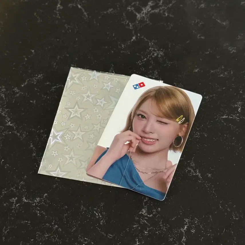 [BUNJANG] RE SINE May Domino Pizza Photocard / 리센느 메이 도미노피자 포카 양도합니다