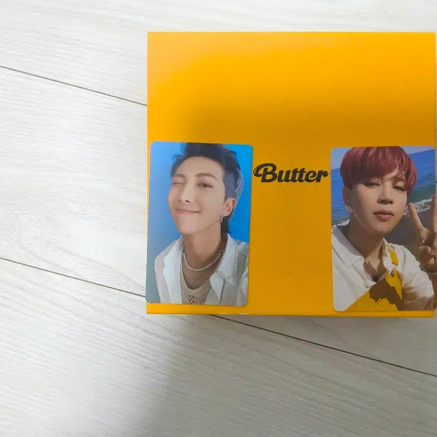 [BUNJANG] BTS Butter Album (Cream Version) - Unsealed, Jimin &amp; RM Photocards / (포카2장)방탄소년단 버터 개봉 앨범