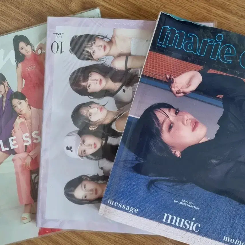 [BUNJANG] Le Sserafim Magazine Bundle Set / 르세라핌 잡지 일괄 판매