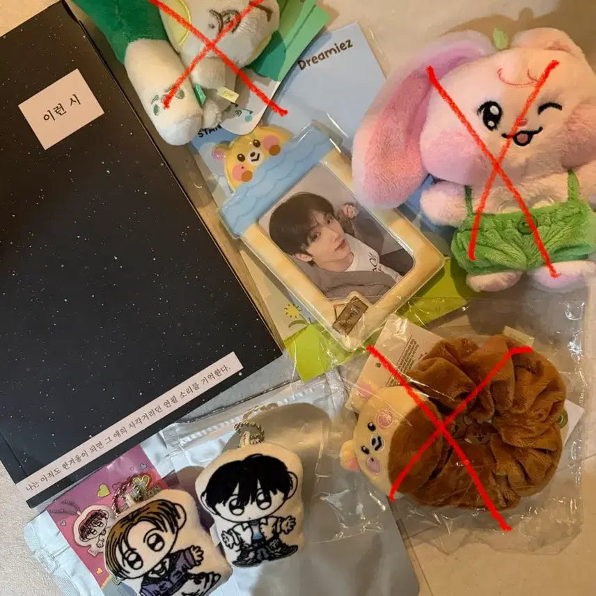 [BUNJANG] NCT Dream Jeno Jisung BTTF Pop-up Goods Bundle Set Photocard Holder / 재민 지성 굿즈 일괄 양도 핑끼흥칫빵소장본이런시뀨핑팝업키링인형대파포카포레스트