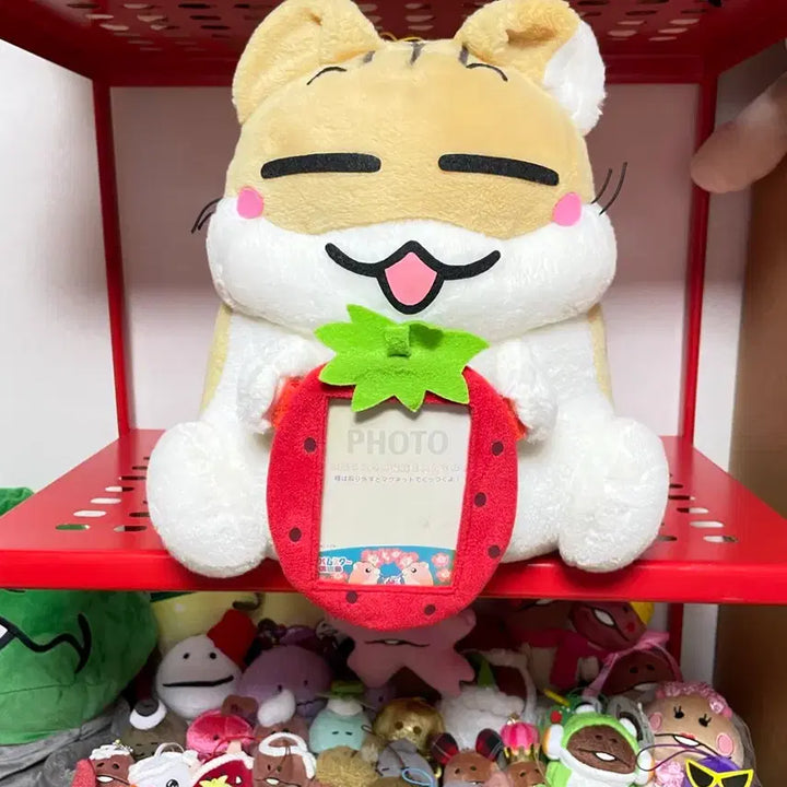 [BUNJANG] Hamster Club Hamtori Strawberry Frame Doll / 대형]햄스터클럽 햄토리 딸기 액자 인형