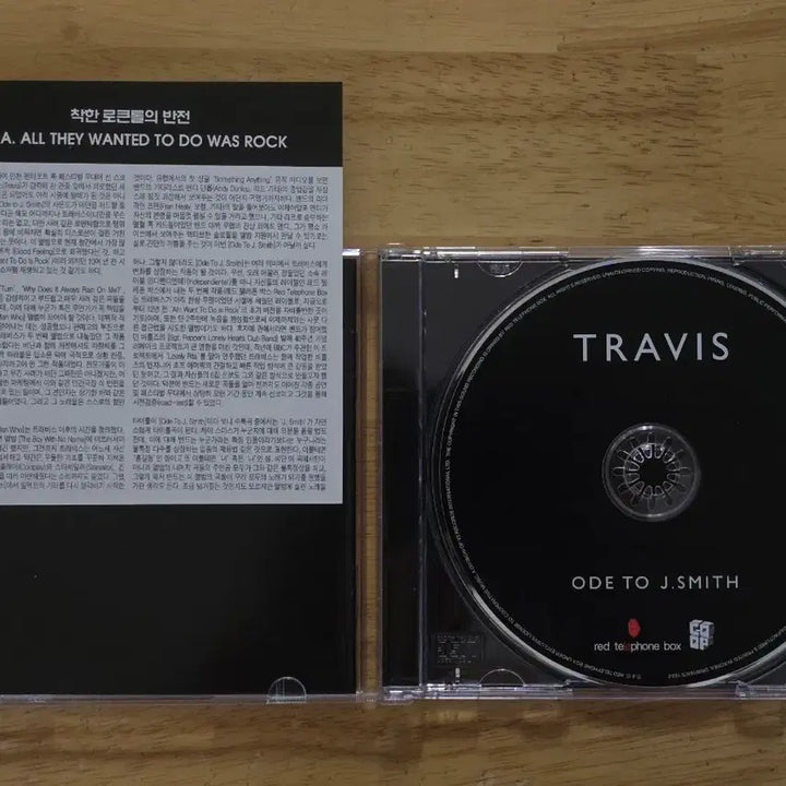 [BUNJANG] TRAVIS Ode To J.Smith CD / CD 음반 TRAVIS 트래비스- Ode To J.Smith