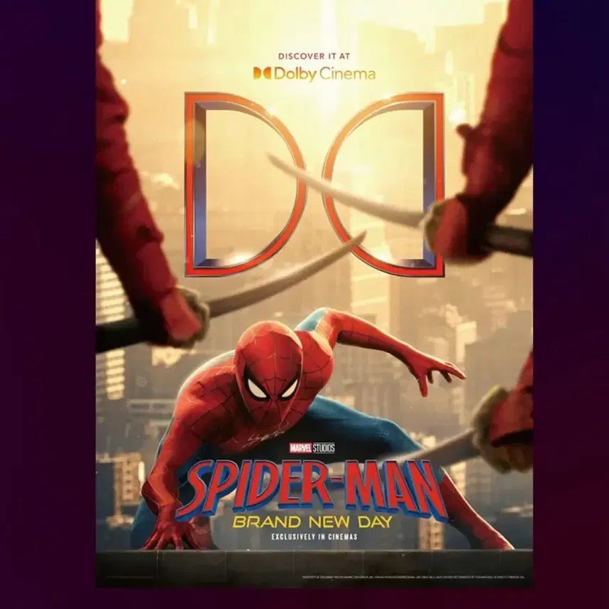 [BUNJANG] Spider-Man: Brand New Day A3 Poster Bundle Set / [3장일괄] 스파이더맨 돌비 광음 MX4D 포스터 A3 굿즈특전영화 메가박스 롯데시네마 브랜드뉴데이