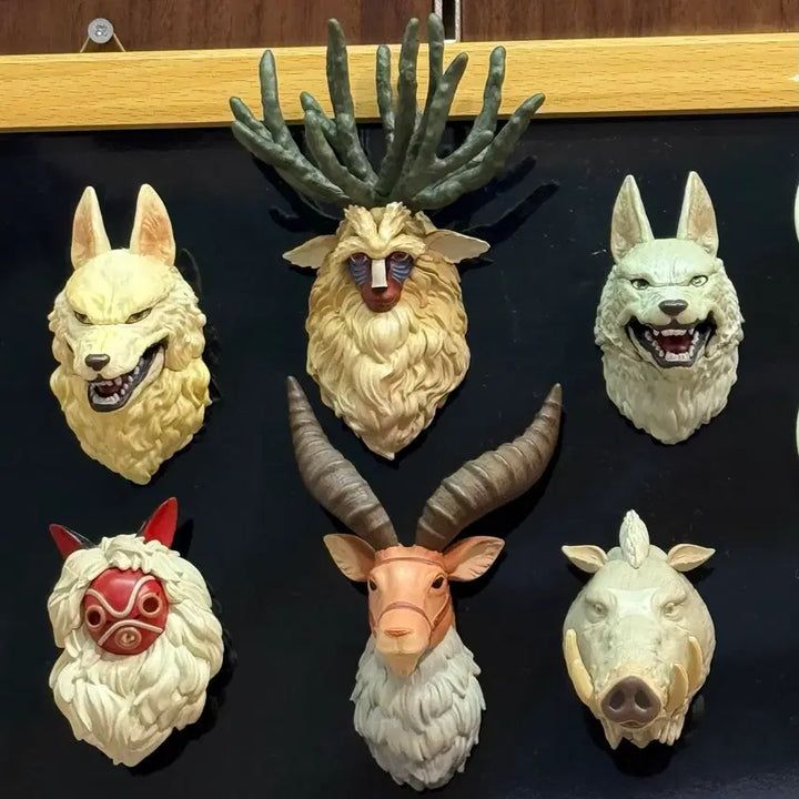 [BUNJANG] Studio Ghibli Princess Mononoke Magnet Set / 지브리 모노노케 히메(원령공주) 마그넷 자석 2종 일괄