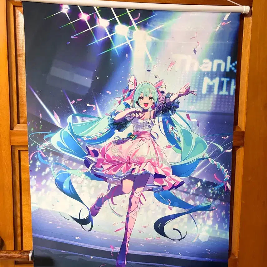 [BUNJANG] Hatsune Miku Pop-up Store 2025 Scroll Poster / 하츠네 미쿠 팝업스토어 2025 족자봉