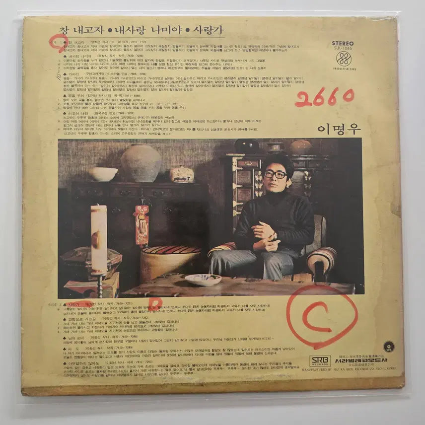 [BUNJANG] Lee Myung-woo Changgo Naeja / Nae Sarang Iyagi LP EX / 이명우-창고내자/내사랑이야기 LP  /EX