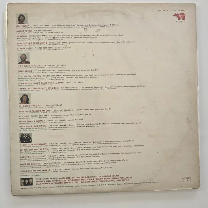 [BUNJANG] Bee Gees Disco 2LP Vinyl / 비지스 디스코 BEE GEES 2LP/ NM