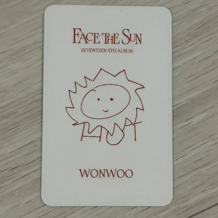 [BUNJANG] SEVENTEEN Wonwoo FML Studio Photocard / 세븐틴 원우 페더썬 공방 포카 양도