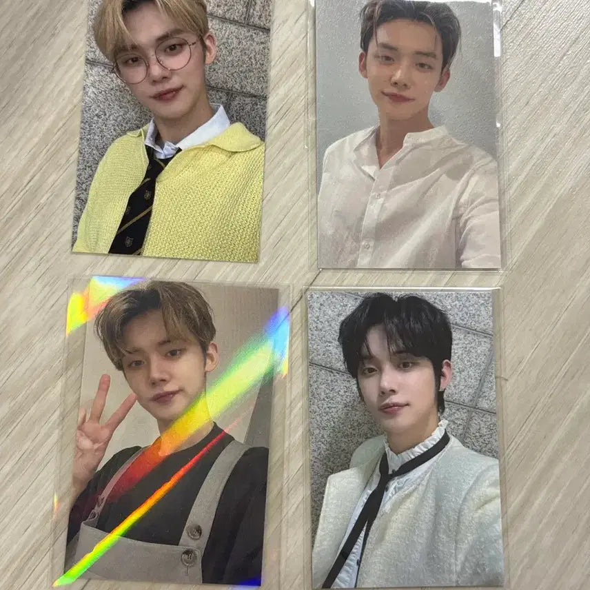 [BUNJANG] TXT Yeonjun Inkigayo MC Broadcast Photocard Bundle Set / TXT 연준 인기가요MC 공방포카 4장 일괄양도