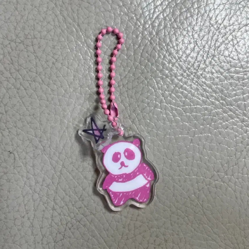[BUNJANG] NCT WISH Sakuya Pink Panda Hour Wish Acrylic Keyring / 엔시티 위시 사쿠야 핑크판다 아워 위시 아크릴 키링