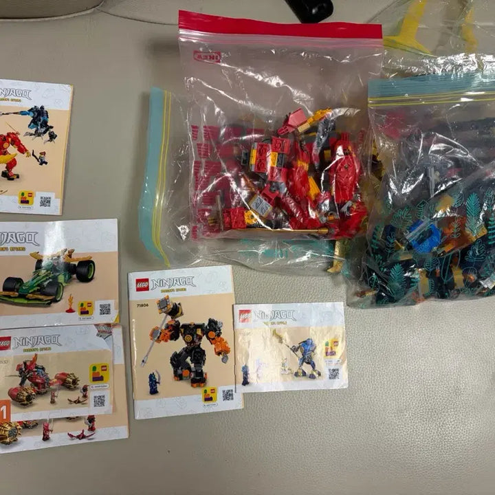 [BUNJANG] LEGO Ninjago Bulk Lot - 4 Sets / 레고 닌자고 벌크 4개 일괄